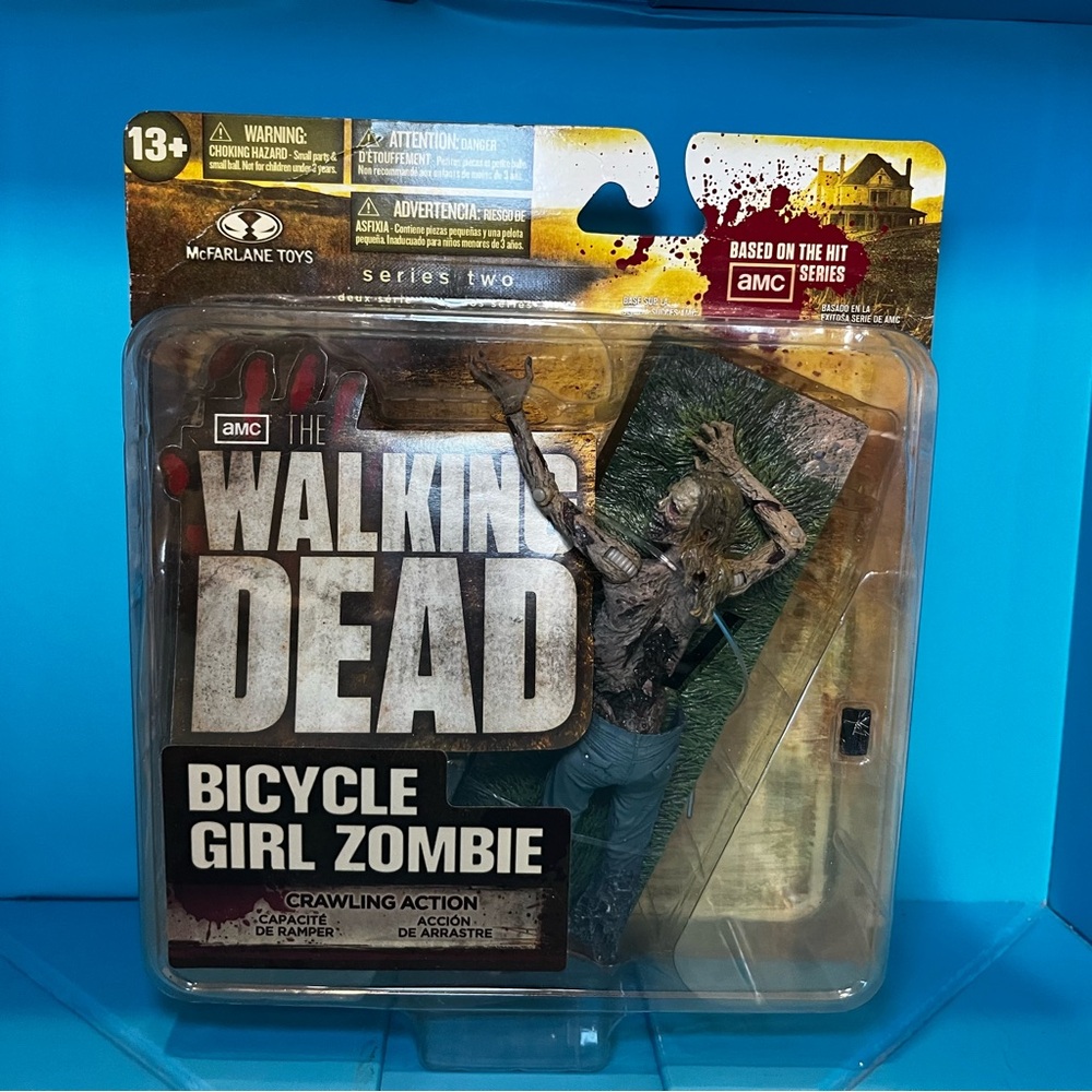 McFarlane Toys - The Walking Dead - Series 2 - Bicycle Girl Zombie Action Figure